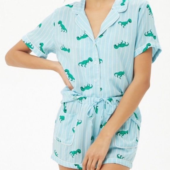 Forever 21 Other - F21 Dinosaur Pajama Set